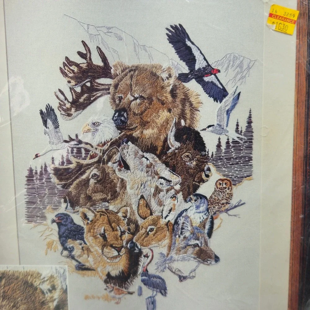 Bucilla Endangered Beauty Crewel Embroidery Kit 40910 Eddie LaPage Wildlife